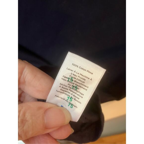 Talbots Scalloped Neck SS Tee M - Picture 7 of 9